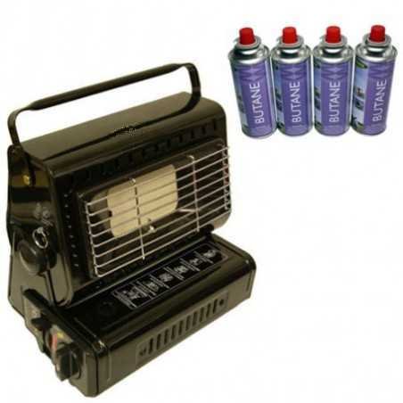 Pack CDE Chauffage Portable + 4 Gaz