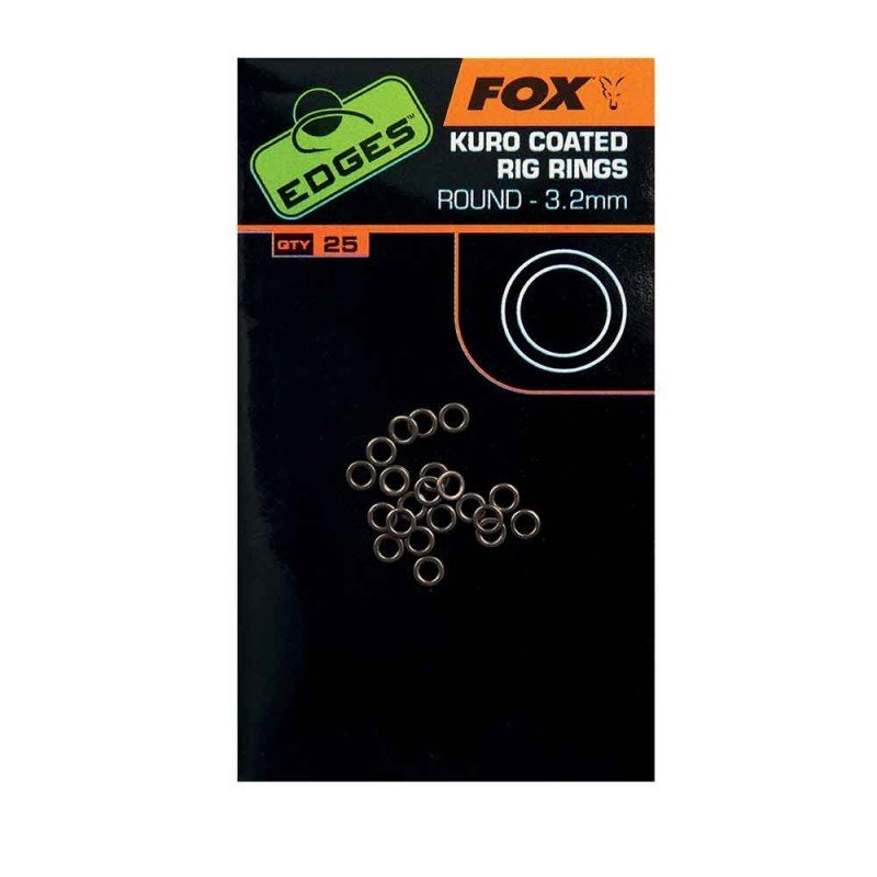 Anneaux Fox Edges Kuro  O Rings (par 25)-Outils et Accessoires-Carptour