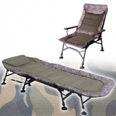 Pack Confort Carptour APEX Camou Bedchair S1 8 Pieds & Level Recliner S1