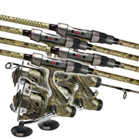 Ensemble CDE Carp CR-02 Camou 10’ 3.25lbs CR6000 Camou (x4)