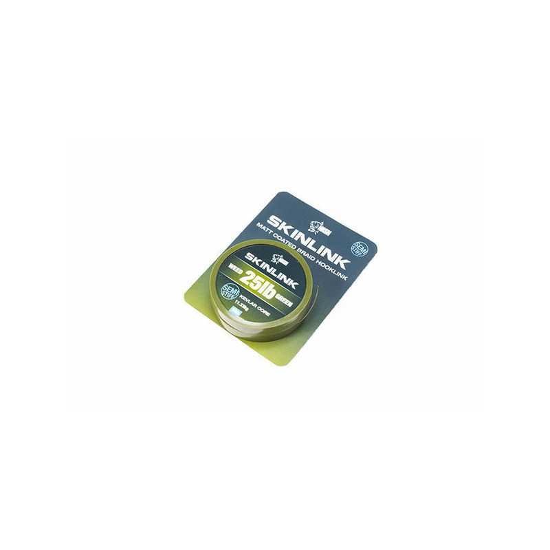 Tresse Nash Skinlink Semi-Stiff 25lb Weed 10m Tresse Nash Skinlink Semi-Stiff 25lb Weed 10m-Tresse et Terminaux-Carptour
