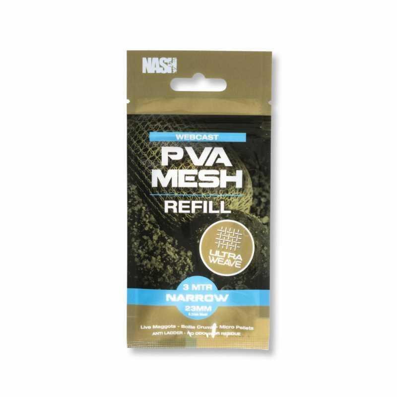 Recharge filet soluble PVA Nash Webcast Ultra Weave Refill Narrow 23mm x 3M Recharge filet soluble PVA Nash Webcast Ultra Weave Refill Narrow 23mm x 3M-Préparation-Carptour
