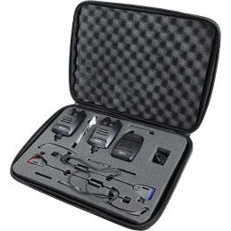 CarpOn® TEK-1 coffret 2+1 détecteurs de touche & centrale sans fil + swingers KM set