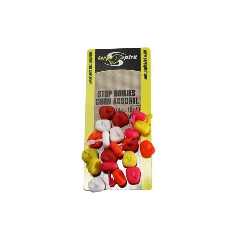 Stop Appâts Carp Spirit Corn Assortiment (par 20)-Outils et Accessoires-Carptour