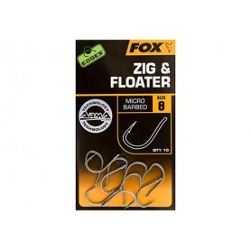 Hameçon Fox Edges Zig & Floater  (par 10)